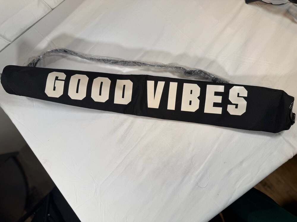 Victoria's Secret PINK Good Vibes Black Can Sling Cooler Bag O/S
